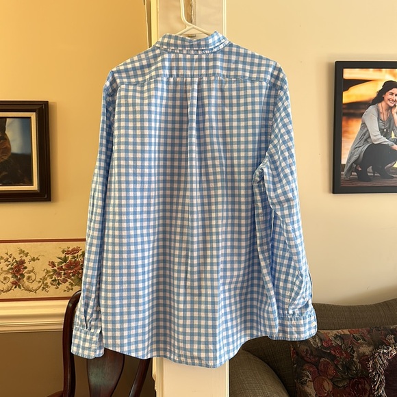 Men’s blue gingham Vineyard Vines Tucker Shirt in EUC - Picture 2 of 11